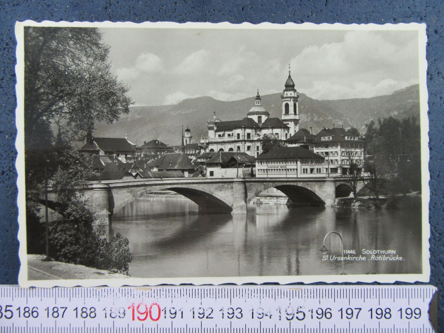 Cartoline postali: SOLOTHURN ST.URSENKIRCHE RÖTIBRÜCKE SO AK – Usato da Ettingen venduto da Hausi4711