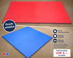 Steckmatte 100cm x 100cm Rot / Blau, CHF 9.- pro Matte