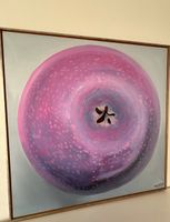 Tableau "Purple Sea" Tian Mangzi, acrylique, 120x120 cm