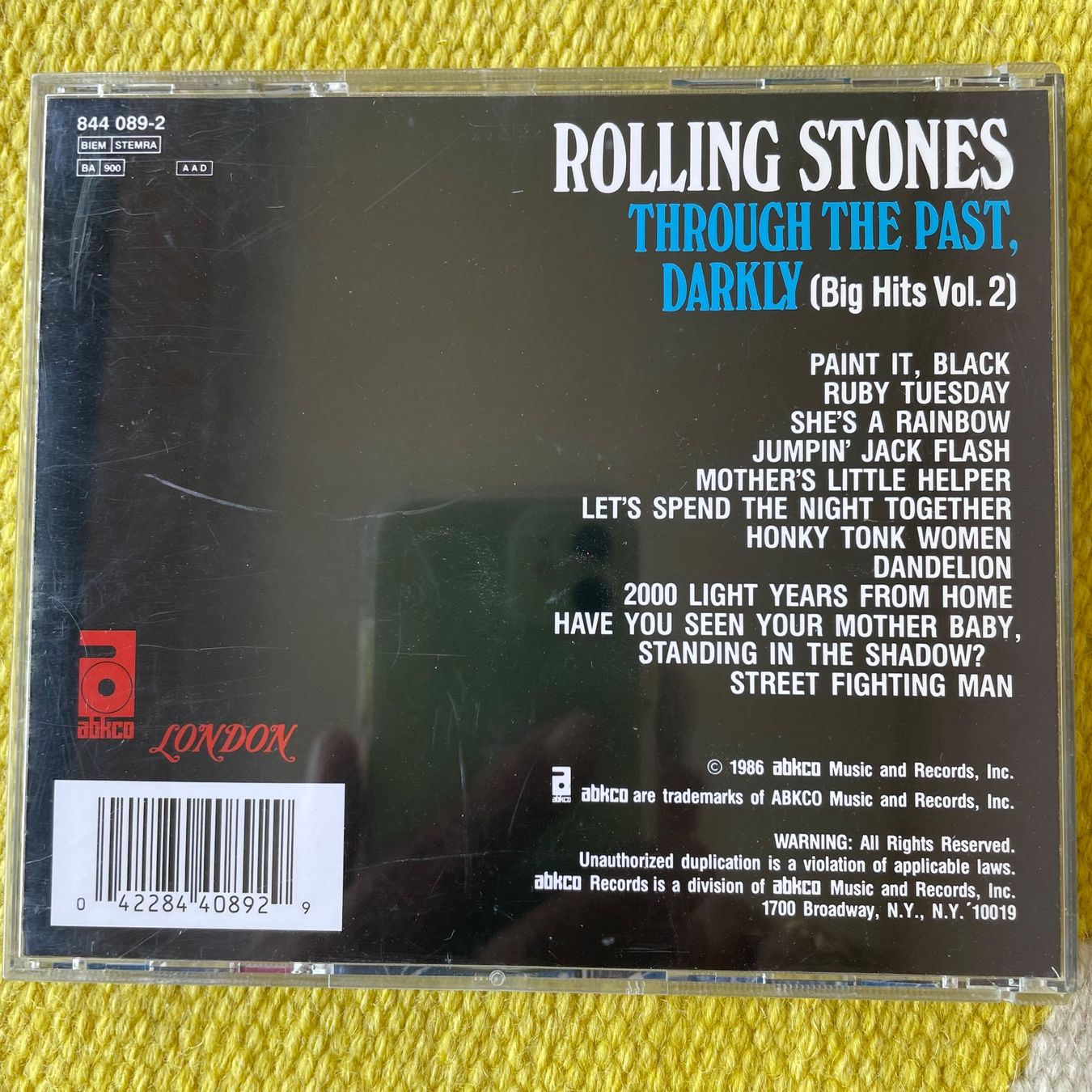 CD: ROLLING STONES-BIG HITS VOL.2 – Usato da Rorschacherberg venduto da CD-Roli 1
