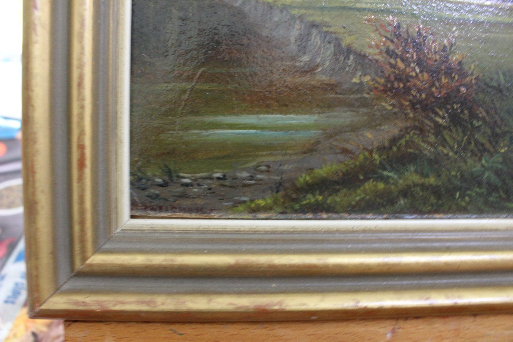 Gemälde: Paysage signé Weichart – Gebraucht aus Fleurier von Akvdt 5