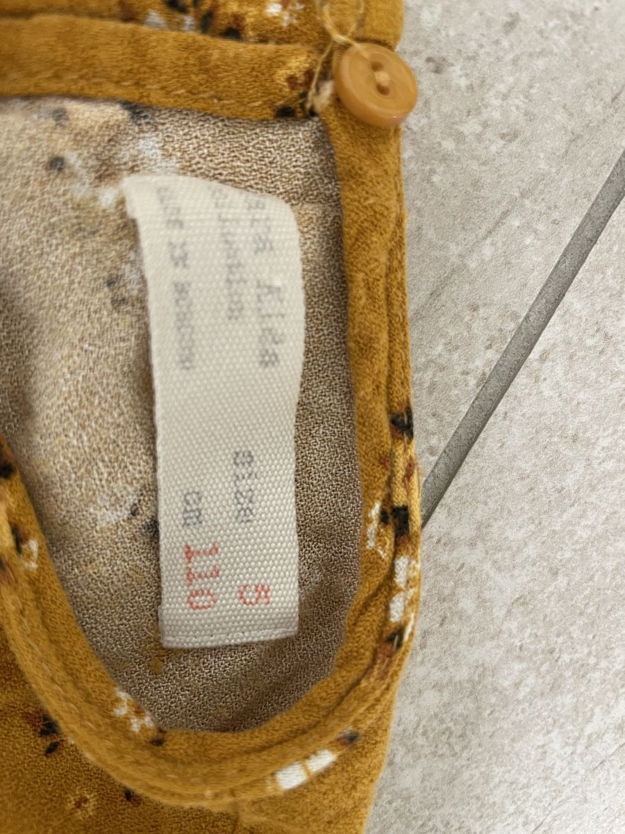 Vestiti & Gonne: Zara Kleid Gr.110 Senfgelb Blumenmuster – Usato da Neerach venduto da ne11a 2