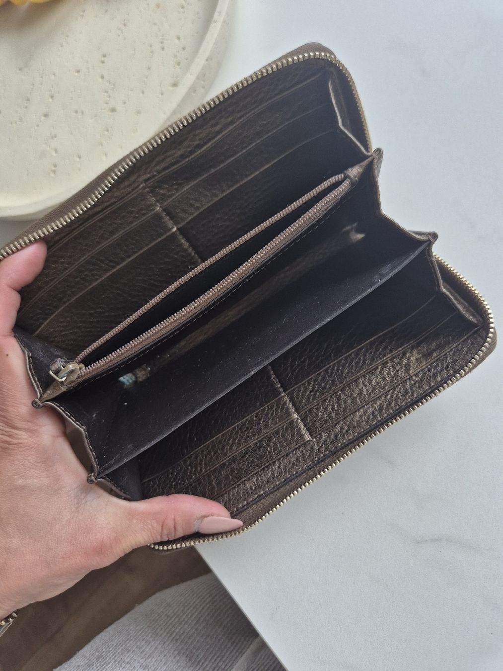 Gucci Portamonete: Gucci Long Zip Wallet Bamboo – Usato da Weisslingen venduto da Airgate 3
