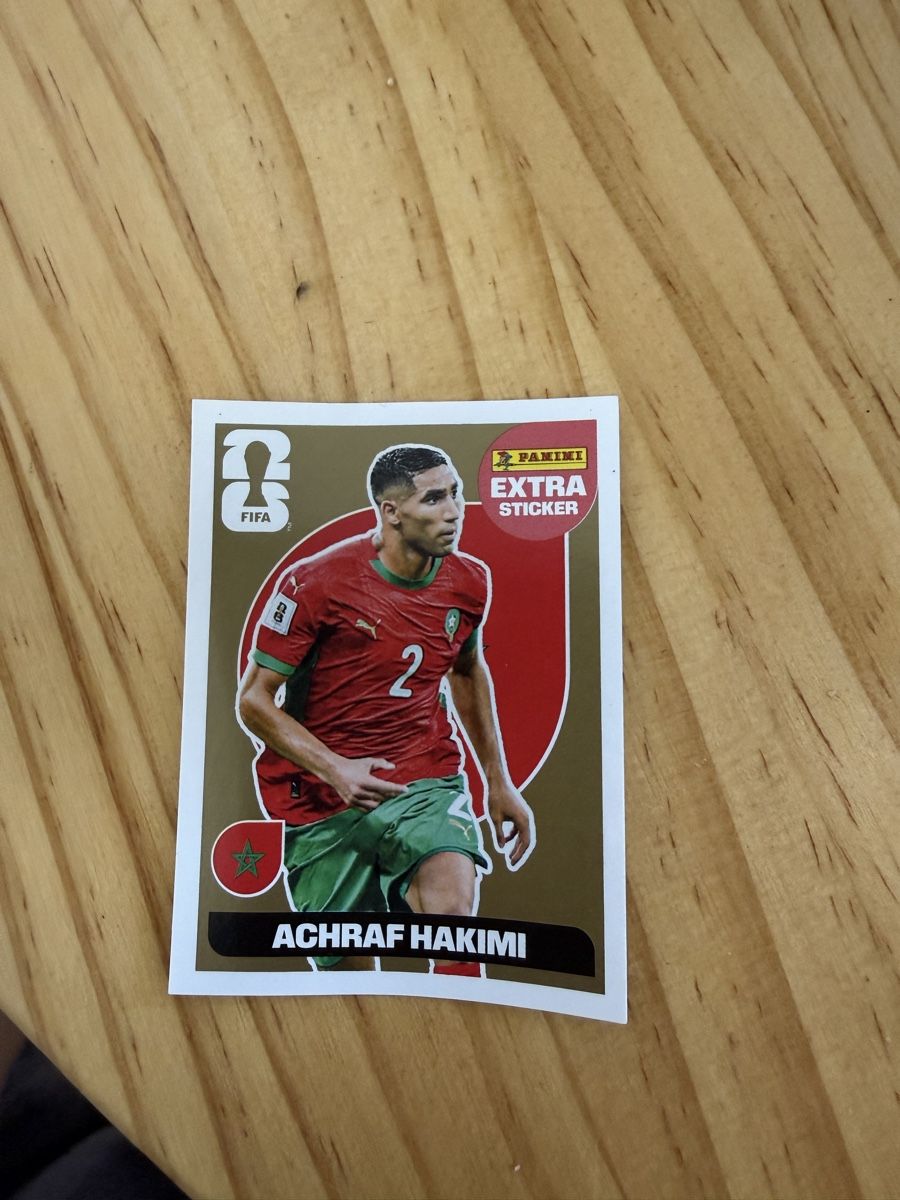 Panini Carte collezionabili: Gold Extra Sticker Achraf Hakimi Panini – Nuovo (secondo la descrizione) da Niedergösgen venduto da Elmo11