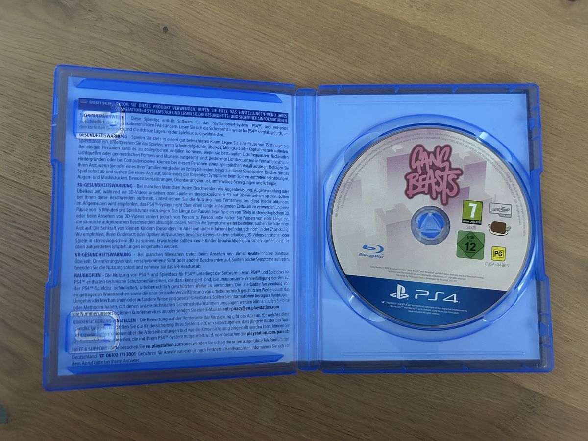 Giochi: Gang Beasts PS4 Spiel – Usato da Unterlangenegg venduto da Dodo2108 1