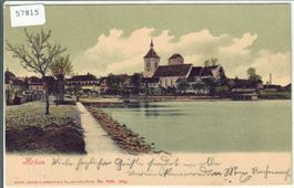 Arbon - Stadtpartie am See - Litho