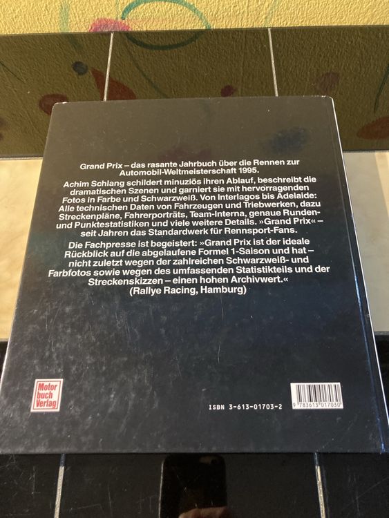 Bücher: Vintage Buch Formel 1 " Grand Prix " 1995 – Gebraucht aus Ins von teamfairerdeal 1