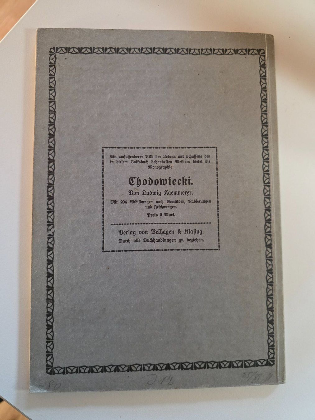 Libri: Daniel Chodowiecki  - Volksbücher der Kunst - 1912 – Usato da Walterswil BE venduto da Lonitti 2