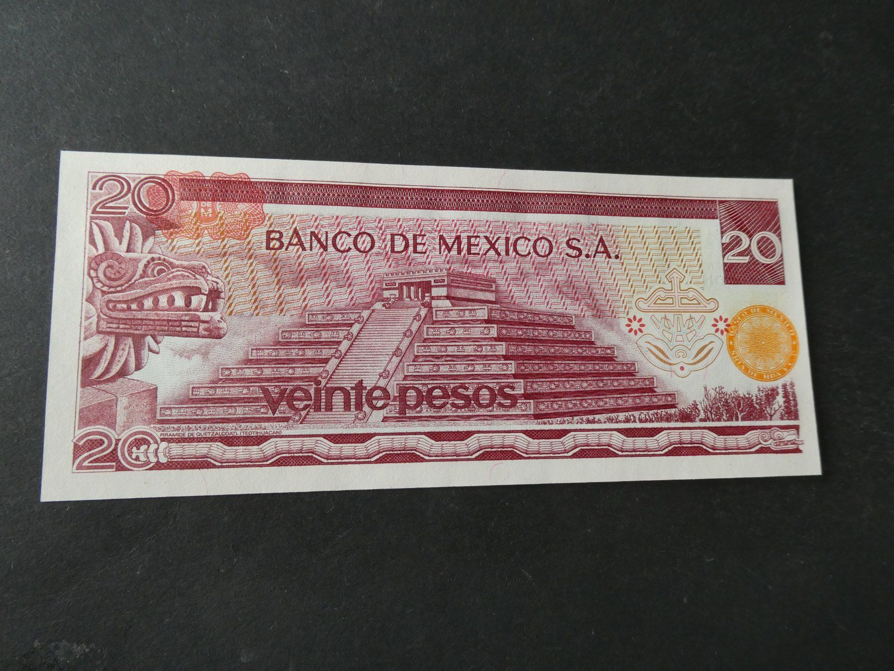 Banconote: Mexiko, alter Geldschein -  ungefaltet – Usato da Hinterforst venduto da rohusri 1