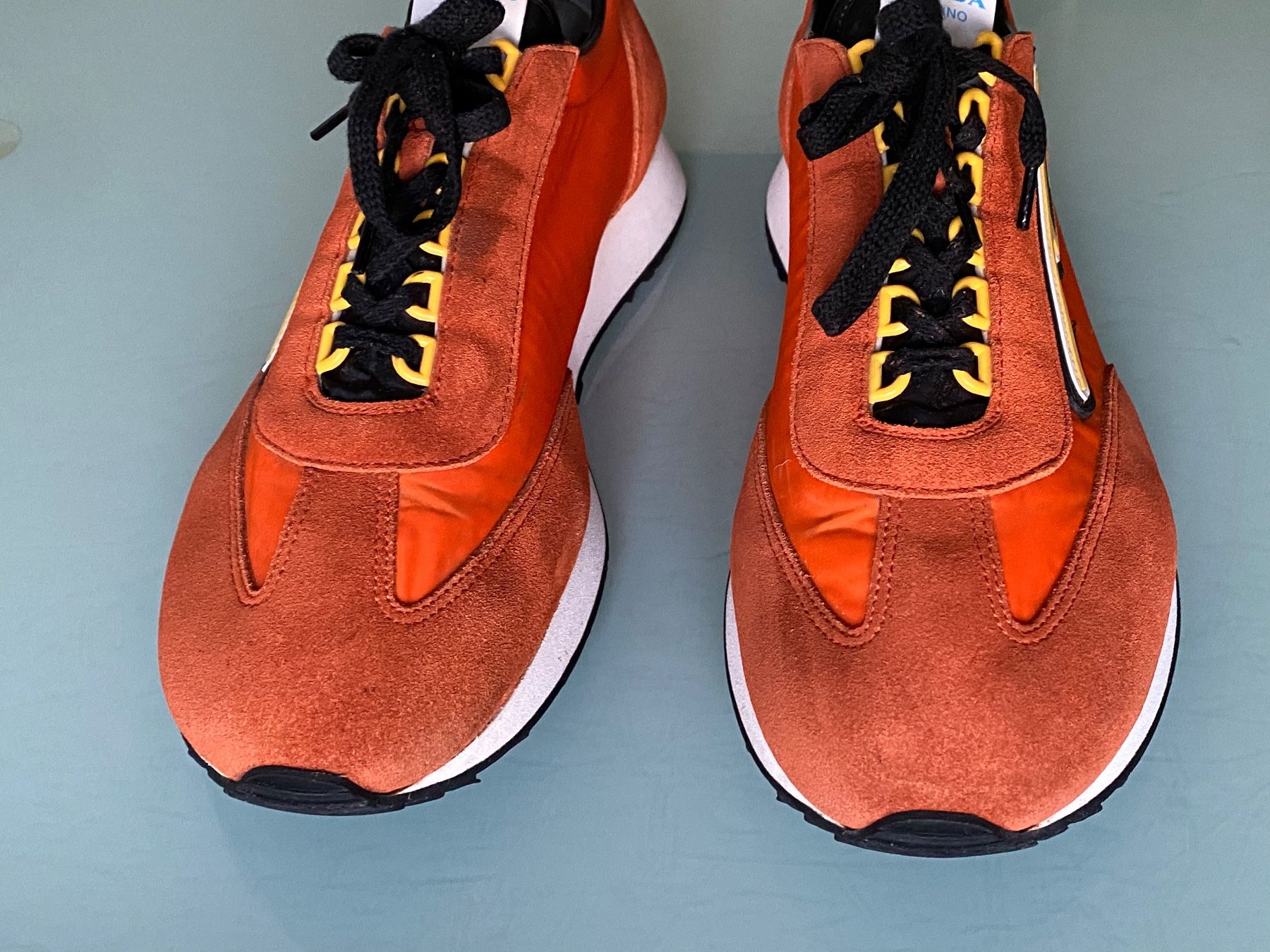 Prada Scarpe da uomo: PRADA Logo Calzature Saint Tropez Technical Sneakers 44.5 – Usato da Kreuzlingen venduto da kruezbiz 2