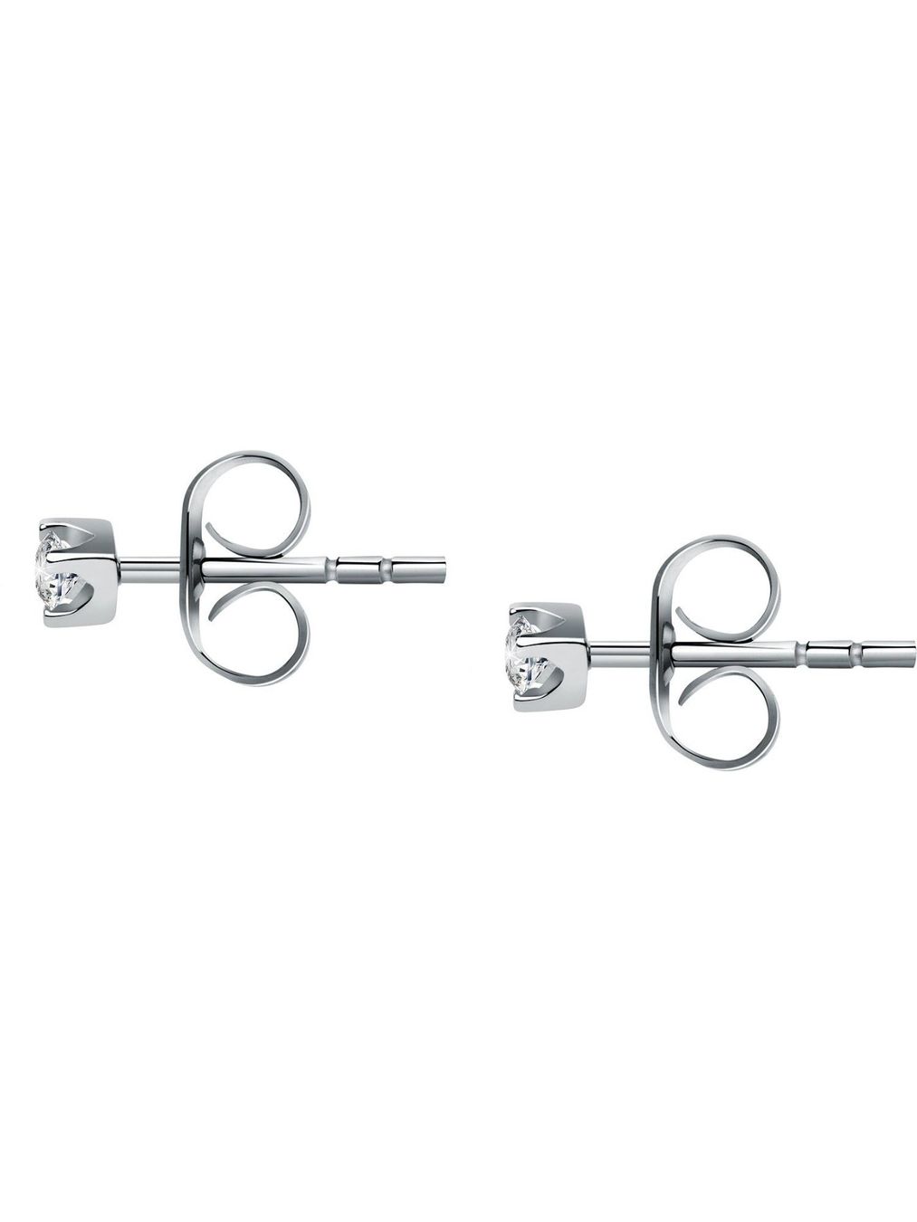 Orecchini pendenti & Orecchini a lobo: Ohrstecker 375er Weißgold 2 Diamant – Nuovo e nell'imballaggio originale da Hemmental venduto da 18kGold 2