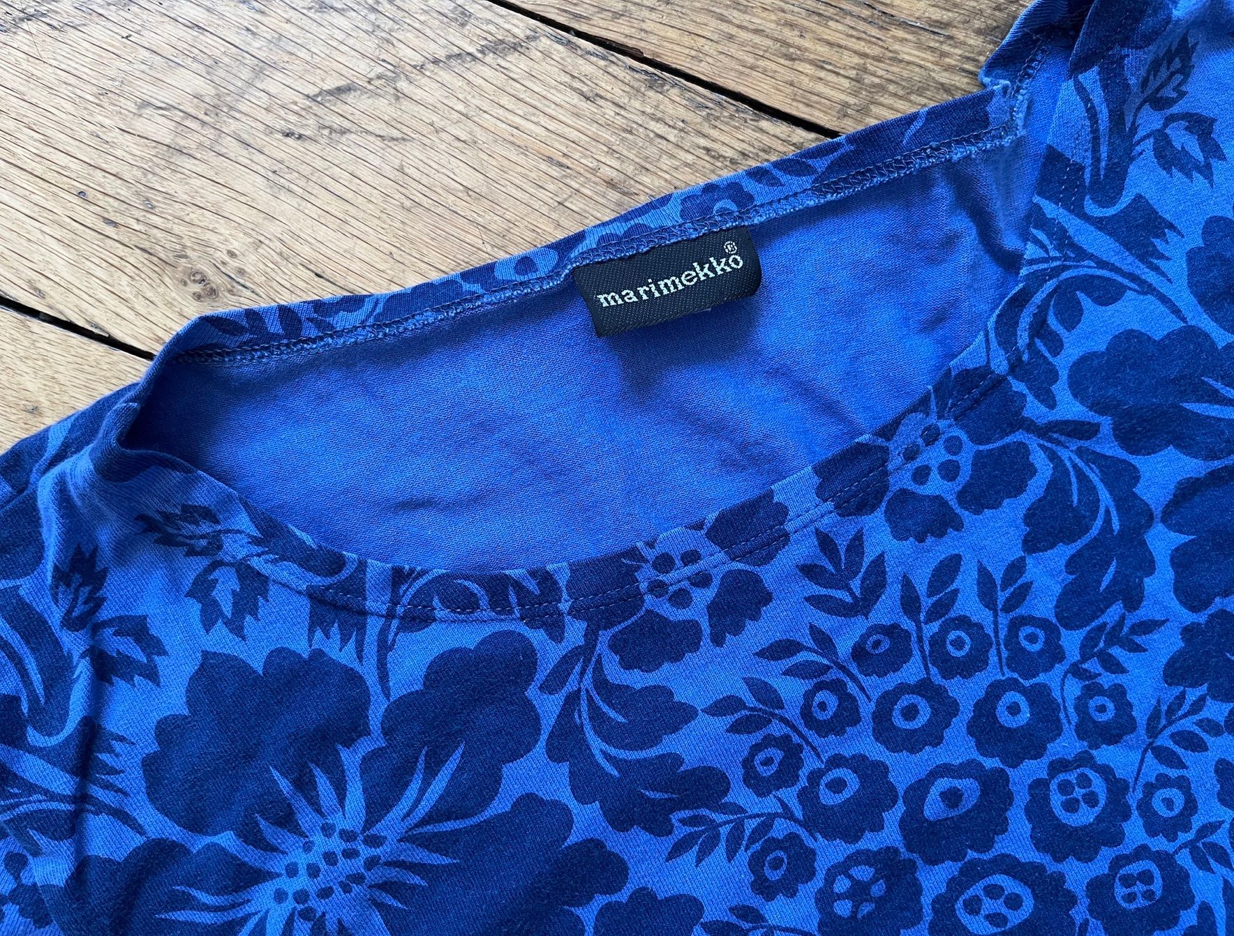 Marimekko Top: Marimekko Blue Floral Top – Usato da Zürich venduto da LeaL2025 1