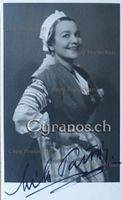 Mila Pacova (1887-1957) Schauspielerin - Autogramm