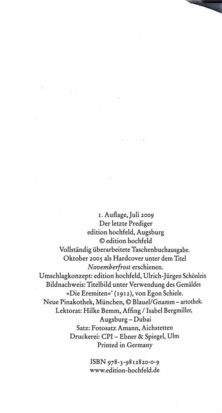 Libri: Soedher Jakob Maria, Der letzte Prediger – Nuovo (secondo la descrizione) da Sarnen venduto da Livres 2
