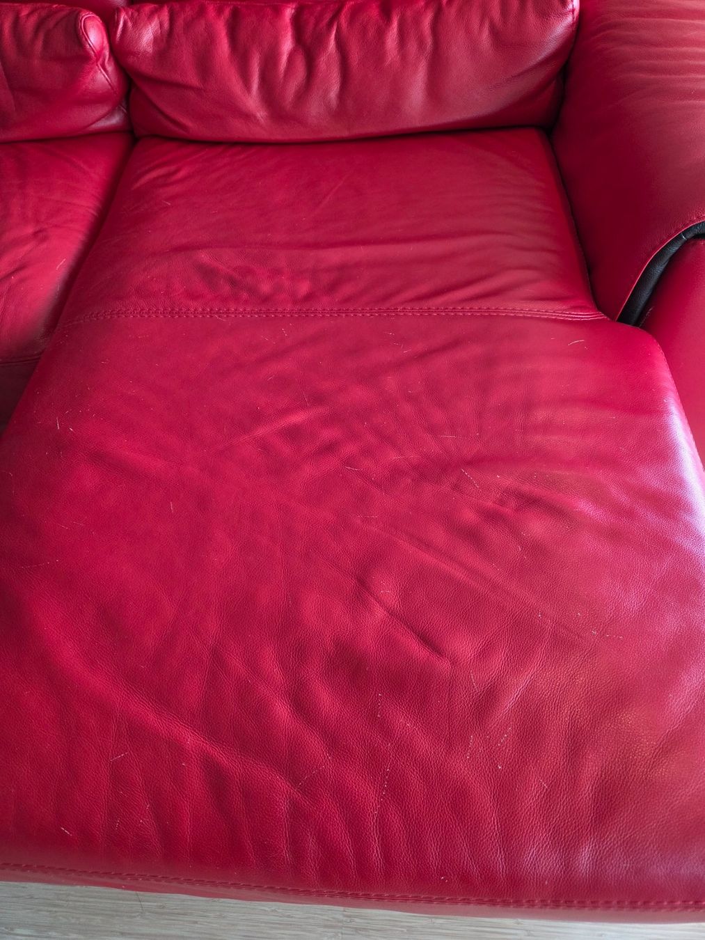 Divani: Stylisches Ecksofa Echtleder Rot - Mach ein Angebot – Usato da Zürich venduto da pat_2frc 4