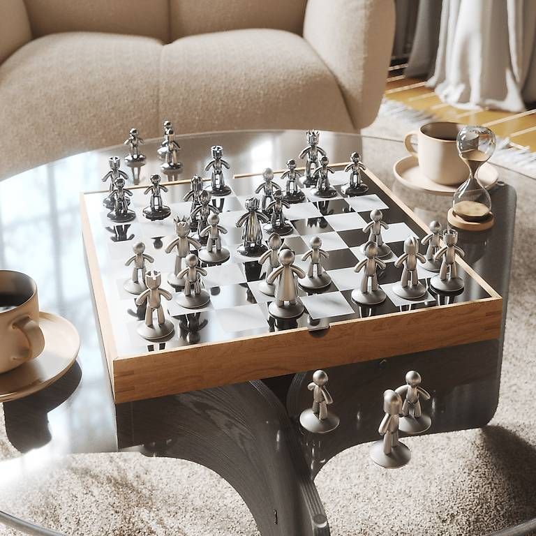 Spiele: Umbra Buddy Schachspiel / Chess Set Design-Klassiker – Gebraucht aus Schindellegi von msilb 1