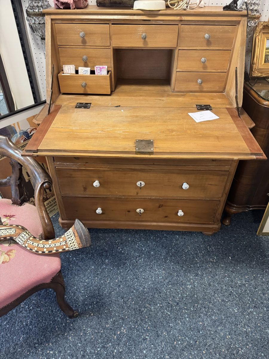 Bureaux: Sekretär mit Schubladen, Holz, ca. 1900 – D'occasion à Eriswil par robbi49 1