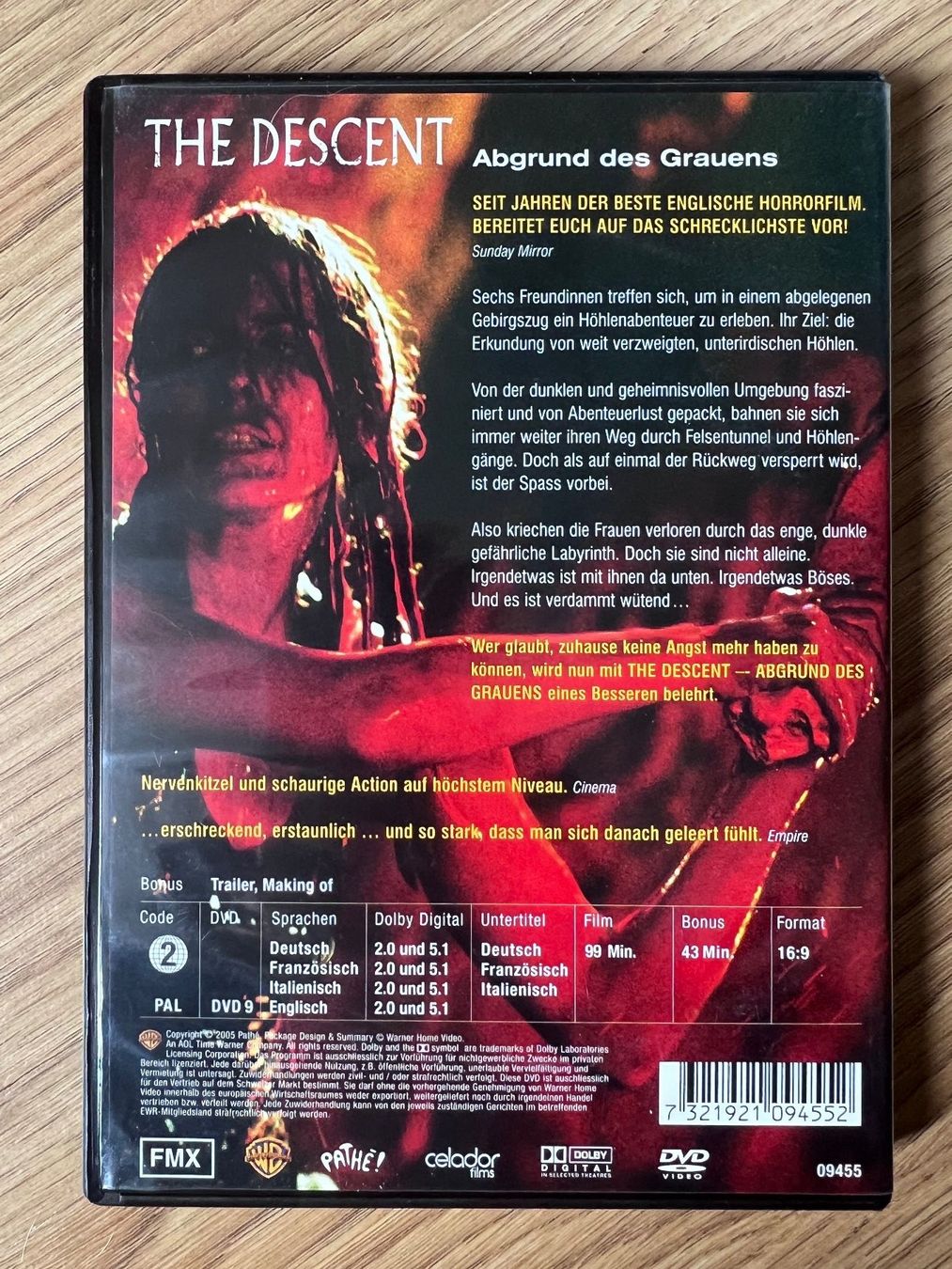 Tutti i DVDs: the descent abgrund des grauens – Usato da Härkingen venduto da hamschter73 1