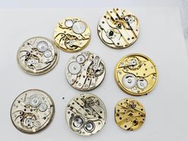 Konvolut Taschenuhrwerk Taschenuhr Werke