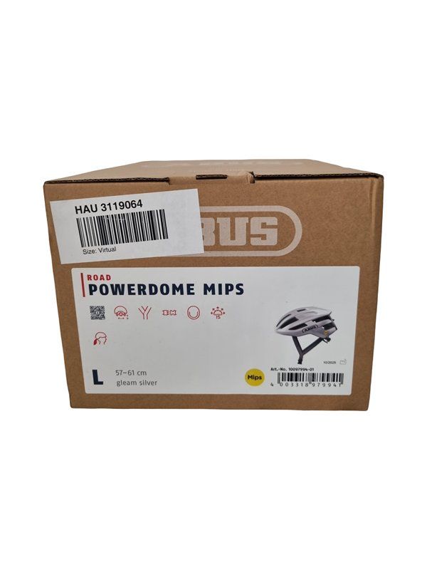 Abus Caschi: ABUS Fahrradhelm silber 57-61 cm – Nuovo (secondo la descrizione) da Wangen b. Olten venduto da Restwert_Wangen 8