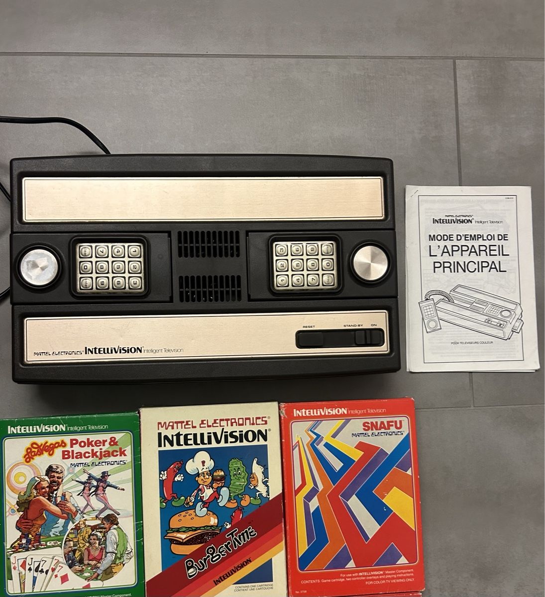 Console: Intellivision Konsole Sammlung mit 6 Spielen – Usato da ulisbach venduto da efbtr 5