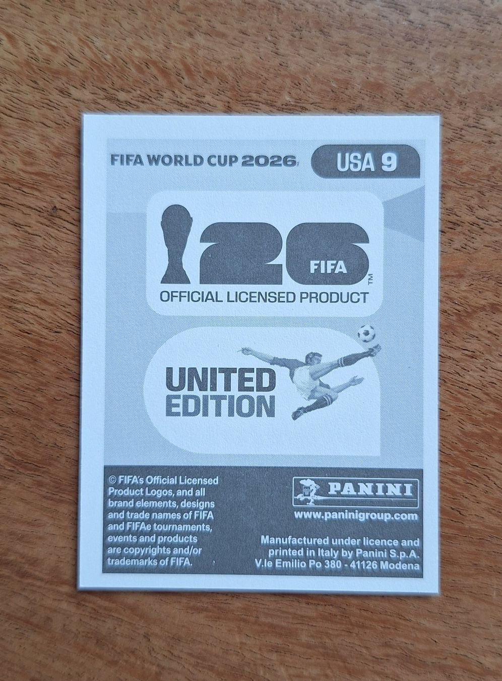 Panini Sammelbilder & Trading cards: Panini Tanner Tessmann USA 9 – Neu (gemäss Beschreibung) aus Romanens von Crocette 1