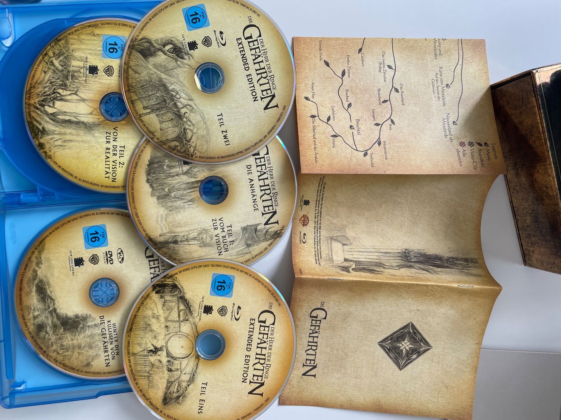 Tutti i DVDs: Der Herr der Rigge Extended Edition Blu-Ray Set – Nuovo (secondo la descrizione) da Basel venduto da Eva_Cuomo 2