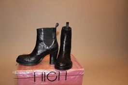 HIGH use: Orig.Boots aus Leder, Grösse 39, schwarz