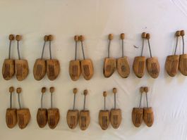 13 Schuhspanner 42/43 Holz Spiralspanner