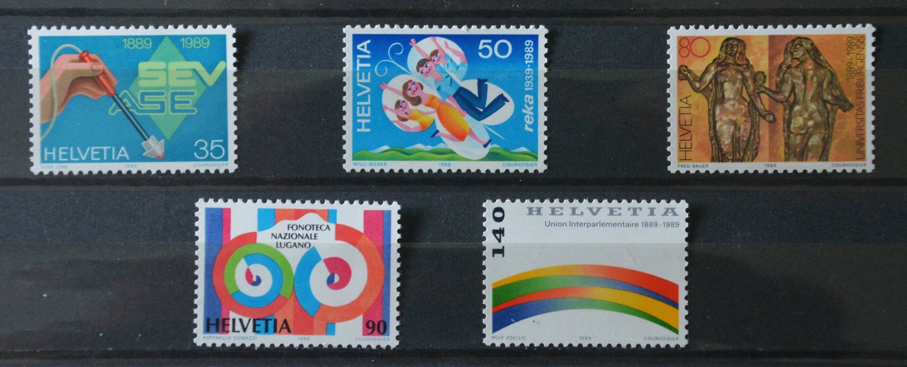 Tutti i francobolli: Satz Werbemarken II 1989, tadellos postfrisch – Nuovo (secondo la descrizione) da Niederhasli venduto da Bruredi57