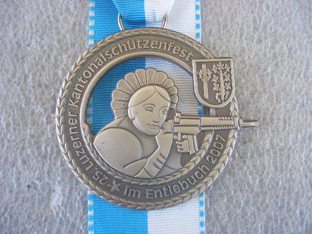 Medaillen: SCHÜTZENABZEICHEN ENTLEBUCH 2007 – Gebraucht aus Thürnen von Chluuri 1
