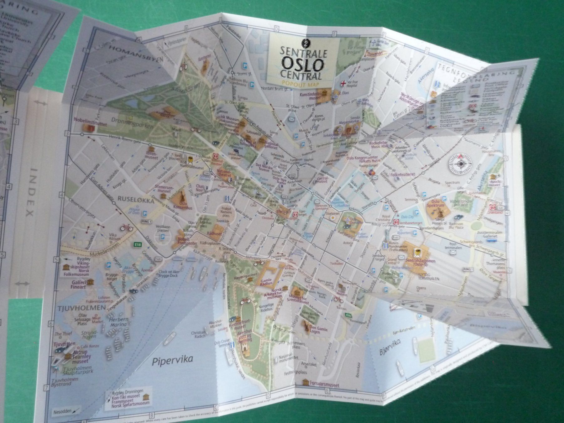 Landkarten & Atlanten: Oslo / Popoutmap / 5 maps – Neu (gemäss Beschreibung) aus Rafz von Sonnenblume305 5