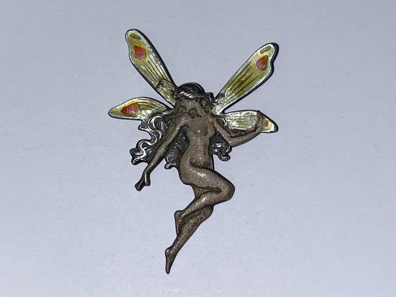 Spille & Fermagli: Emaille Brosche Anhänger – Usato da Zürich venduto da Vintage-Jewellery