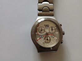 Montre Swatch Irony Chrono, acier, état d'occasion