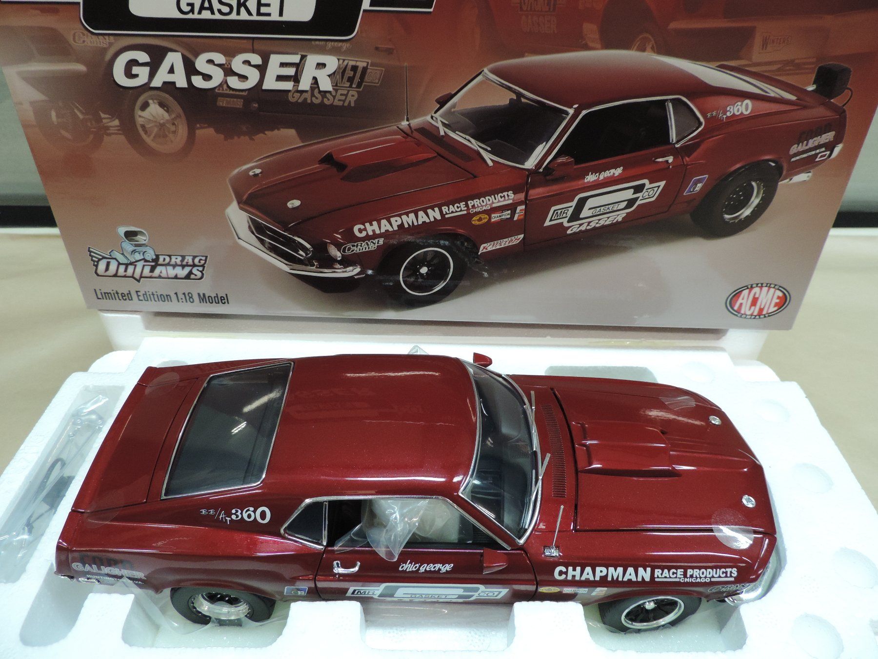 Ford Modellini d'auto: 1969 Ford Mustang ACME 1:18 – Nuovo e nell'imballaggio originale da Epautheyres venduto da LordSkull 1