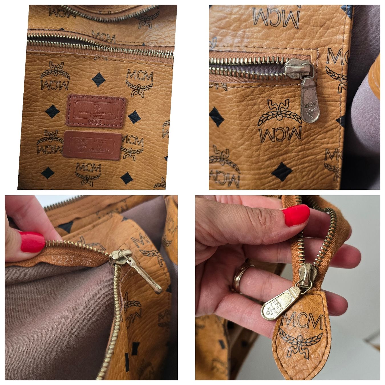Mcm Borse da donna: MCM Shopper Medium Heritage Cognac Canvas – Usato da Niederteufen venduto da Mira_72 4