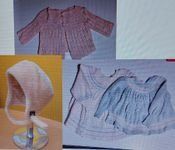 60-erJahre 3 Babykleider und 1 Mütze