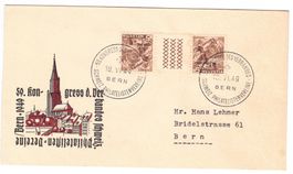 Lettre de Bern cachet S306 pour Bern le 18.VI.49