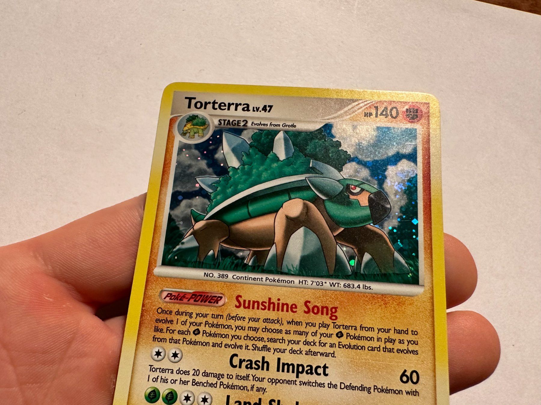 Pokémon Carte collezionabili: Torterra holo D&P Stormfront EN – Usato da Hagendorn venduto da Pokecollectorch 4