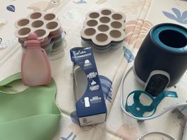 Lot accessoires repas bébé