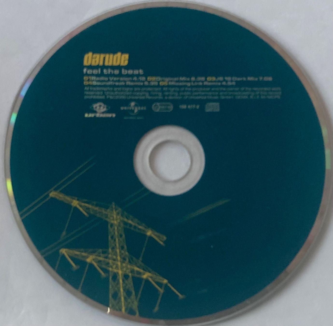 CD: DARUDE - FEEL THE BEAT – Usato da Poliez-Pittet venduto da Newtown-Records 1