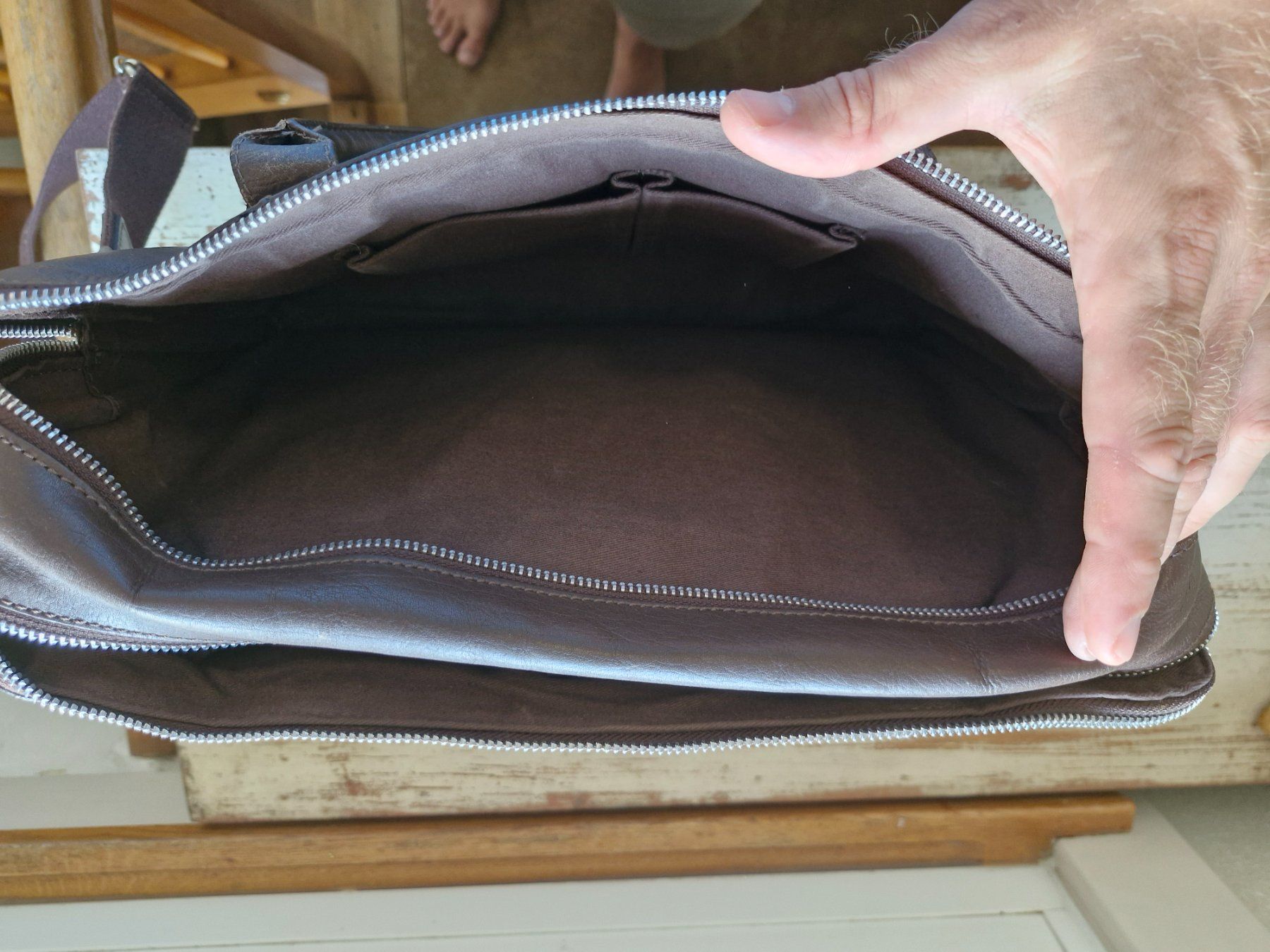 Valises & Sacs: Elegante Ledertasche, braun – D'occasion à Wädenswil par Canubis 5