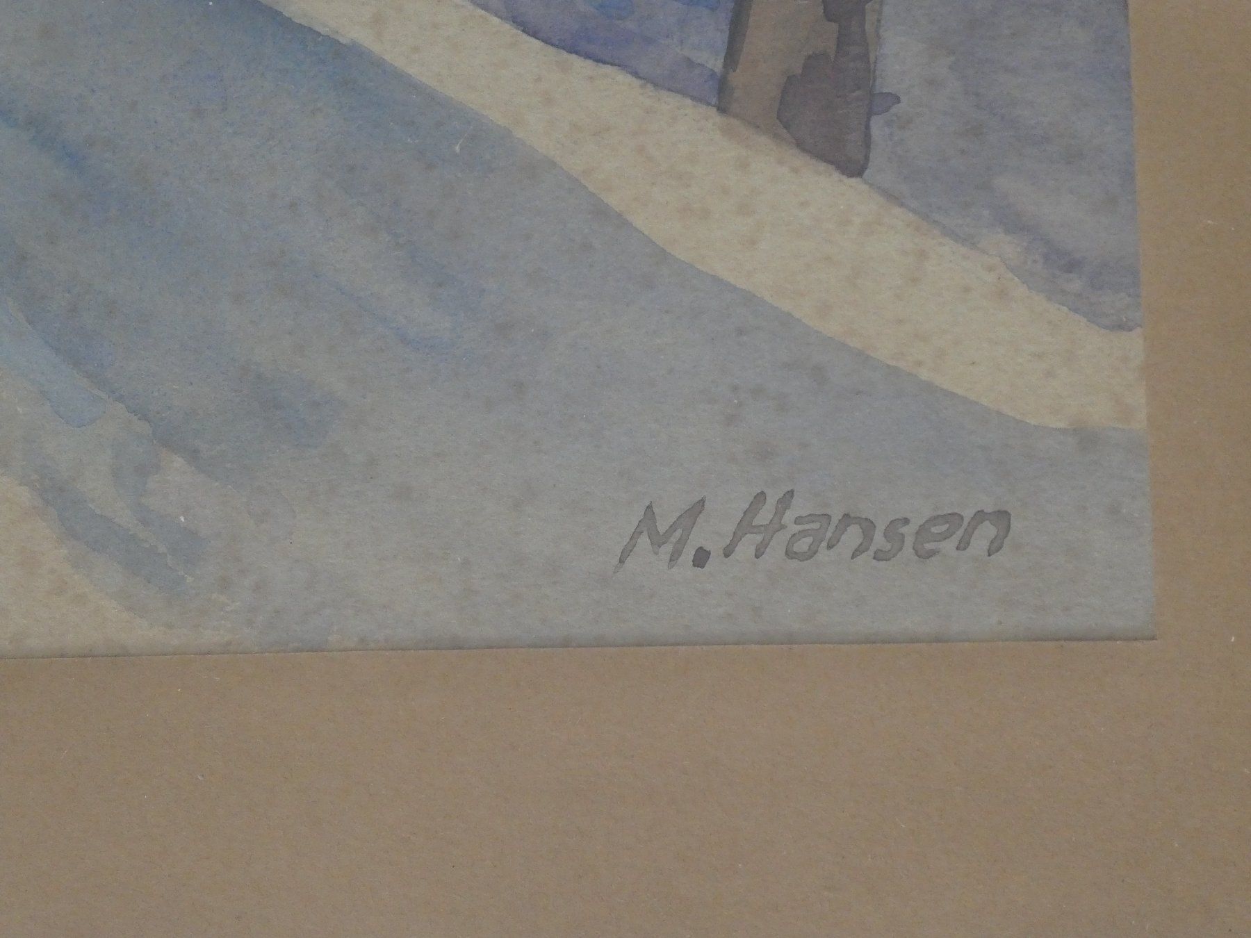 Gemälde: Bild von M.Hansen "Winter Wald" – Neu (gemäss Beschreibung) aus Ehrendingen von JuliaMarley 1
