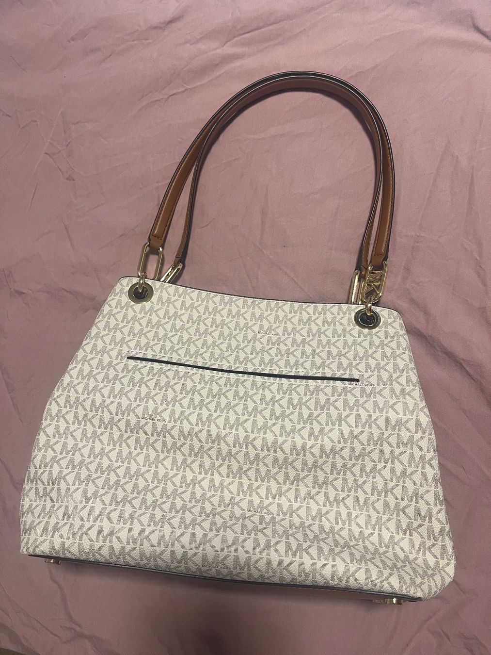 Michael Kors Taschen für Damen: Michael Kors Kensington Handtasche Vanilla – Neu und originalverpackt aus Zürich von Nrosa 1