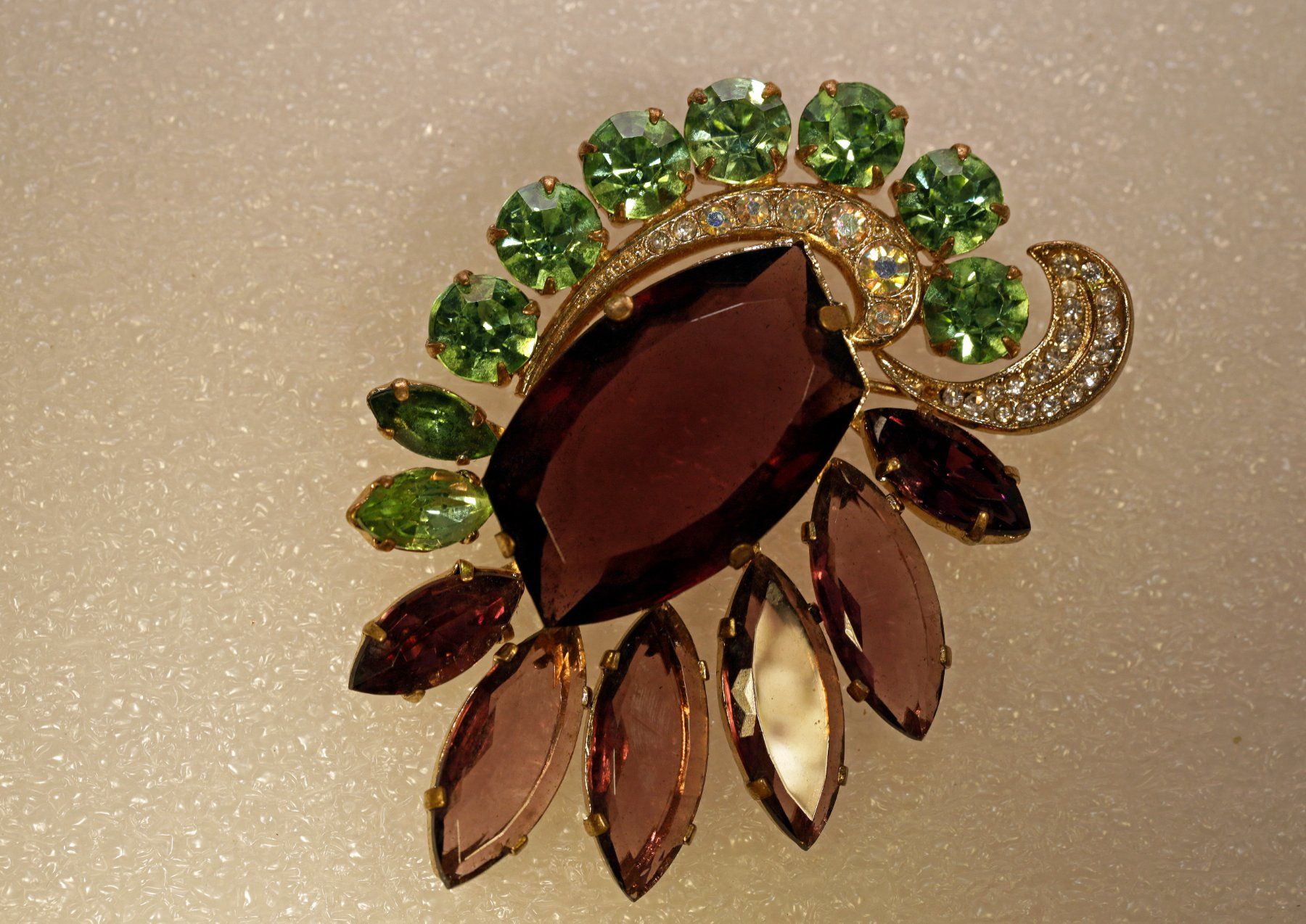 Spille & Fermagli: Broche vintage quartz améthyste – Nuovo (secondo la descrizione) da Fontenais venduto da Aube-sauvage.2 1