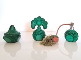 Malachit Glass SLEVOGT BOHEMIA GABLONZ Art Nouveau