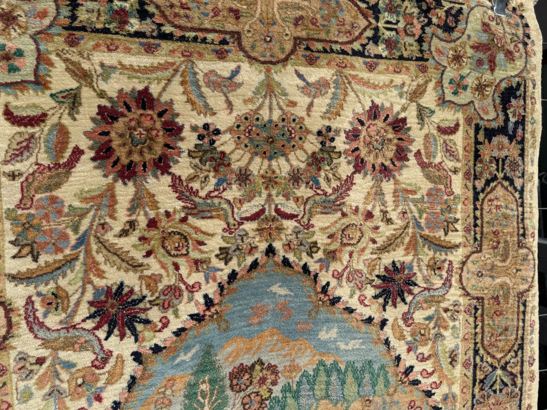 Tappeti: Tabriz Tabatabai mit Seide Teppich 140x98cm sauber – Usato da Vacallo venduto da cri_229f 8