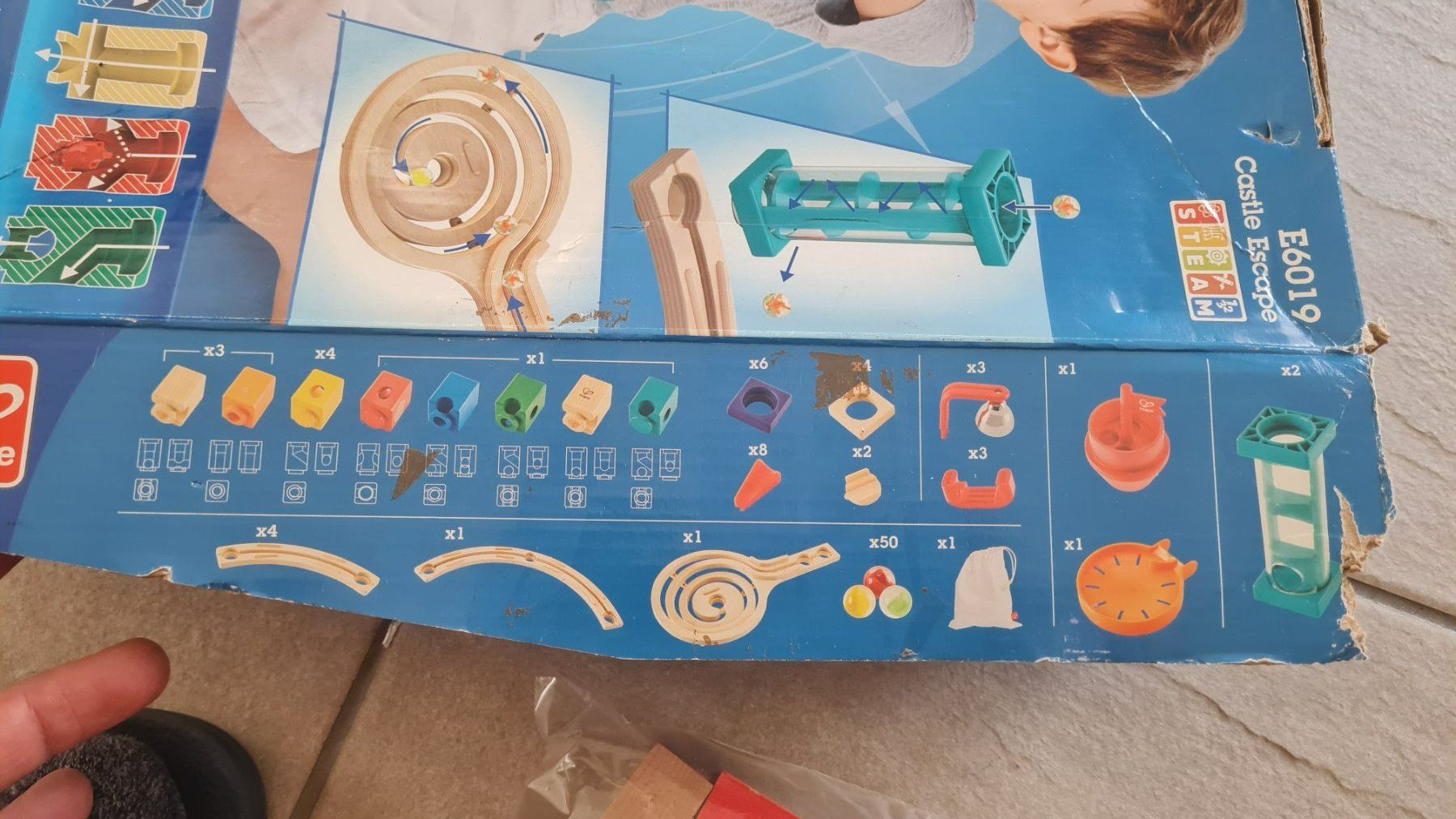Quadrilla Giocattoli: Hape / Kugelbahn Quadrilla / Castle Escape / E6019 – Usato da Safenwil venduto da Husqi2000 2