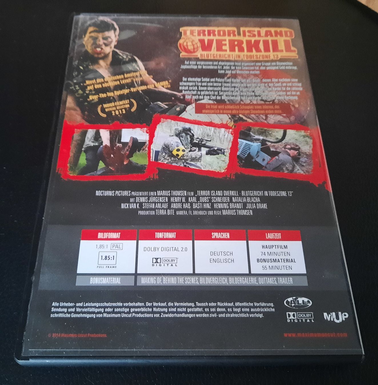 Tutti i DVDs: Terror Island Overkill uncut – Usato da Dietwil venduto da Vrilodin 1