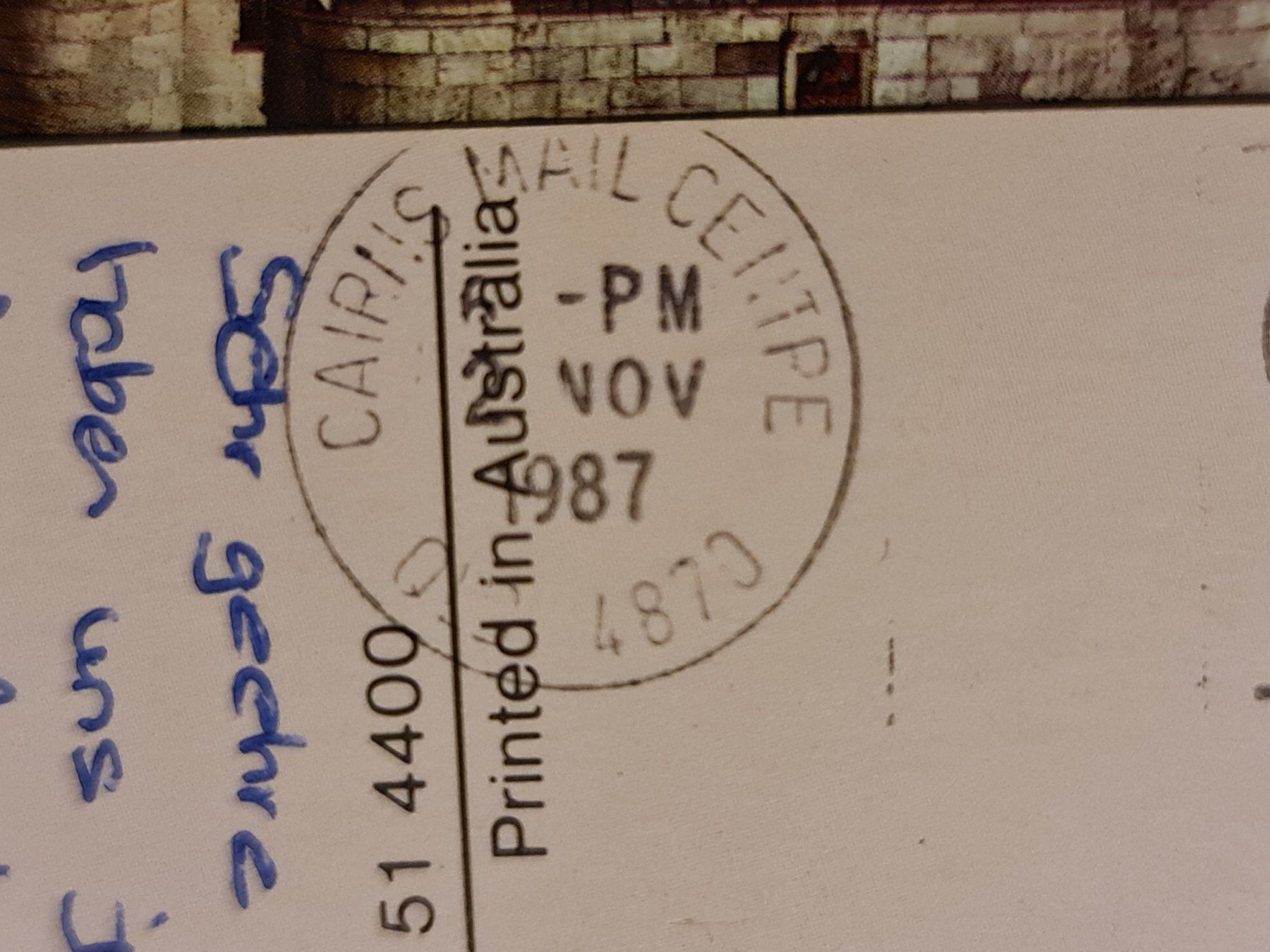 Cartoline postali: Ansichtskarte Cairns Australien 1987 – Usato da Dintikon venduto da Vexi 2